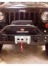 Rockhard 4x4 Aluminum Patriot Series Full Width Front Bumper w/Lowered Winch Plate Jeep Wrangler JK 2007-2018                                     - RH-5045 - Image 11