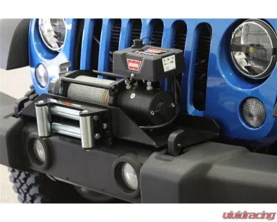 Rockhard 4x4 Factory Front Bumper Patriot Series Winch Plate Jeep Wrangler JK 2007-2018 - RH-5010