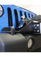 Rockhard 4x4 Factory Front Bumper Patriot Series Winch Plate Jeep Wrangler JK 2007-2018                                     - RH-5010 - Image 6