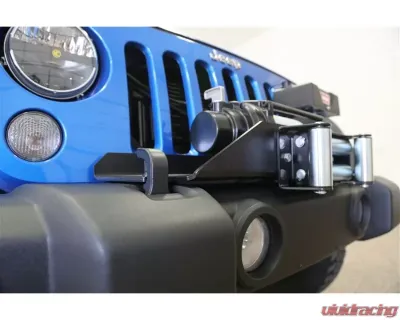 Rockhard 4x4 Factory Front Bumper Patriot Series Winch Plate Jeep Wrangler JK 2007-2018 - RH-5010