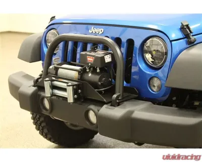 Rockhard 4x4 RH-5010 Winch Mounting Plate Shorty Grille Guard Hoop Jeep Wrangler JK 2/4-Door 2007-2018 - RH-5015