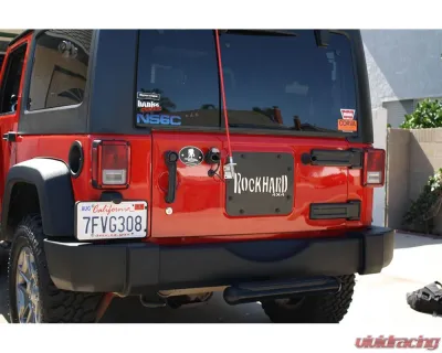 Rock Hard 4x4 Tailgate Vent Plate w/ Stainless Steel Insert for Jeep Wrangler JK 2/4DR 2007-2018 - RH-5016