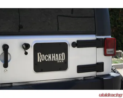 Rock Hard 4x4 Tailgate Vent Plate w/ Stainless Steel Insert for Jeep Wrangler JK 2/4DR 2007-2018 - RH-5016