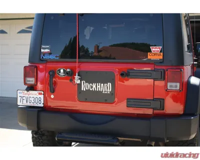 Rock Hard 4x4 Tailgate Vent Plate w/ Stainless Steel Insert for Jeep Wrangler JK 2/4DR 2007-2018 - RH-5016