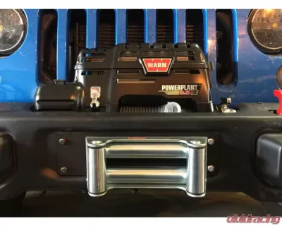 Rockhard 4x4 Warn/Powerplant Winch Mounting Plate Install Kit Jeep Wrangler JK 2/4-Door 2007-2018 - RH-5018