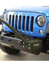Rock Hard 4x4 Patriot Series Grille Width Stinger Front Bumper w/ Receiver w/o Fog Lights Jeep Wrangler JK 2007-2018                                     - RH-5021 - Image 3