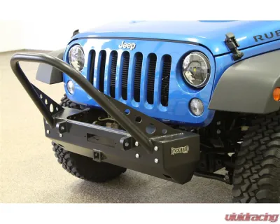 Rock Hard 4x4 Patriot Series Grille Width Stinger Front Bumper w/ Receiver w/o Fog Lights Jeep Wrangler JK 2007-2018 - RH-5021