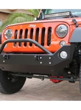 Rock Hard 4x4 Aluminum Patriot Series Mid-Width Front Bumper for Jeep Wrangler JK 2007-2018                                     - RH-5049 - Image 2