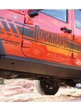 Rockhard 4x4 Patriot Series Boat Side Rock Sliders w/ Tread Plate Jeep Wrangler JK 4-Door 2007-2018                                     - RH-6006-T - Image 5