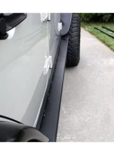 Rockhard 4x4 Patriot Series Boat Side Rock Sliders w/ Tread Plate Jeep Wrangler JK 4-Door 2007-2018                                     - RH-6006-T - Image 5
