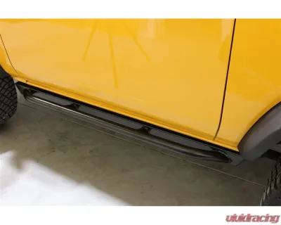 Rock Hard 4x4 Patriot Series Tube Slider Rocker Guards - Angled Up for Ford Bronco 2DR 2021+ - RH-60100