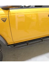 Rock Hard 4x4 Patriot Series Tube Slider Rocker Guards - Angled Down for Ford Bronco 2DR 2021+                                     - RH-60102 - Image 11