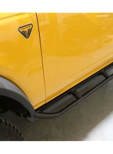 Rock Hard 4x4 Patriot Series Tube Slider Rocker Guards - Angled Down for Ford Bronco 2DR 2021+                                     - RH-60102 - Image 2