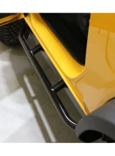 Rock Hard 4x4 Patriot Series Tube Slider Rocker Guards - Angled Down for Ford Bronco 2DR 2021+                                     - RH-60102 - Image 4