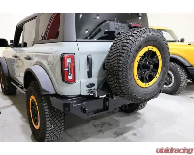 Rock Hard 4x4 Patriot Series Rear Bumper with Tire Carrier for Ford Bronco 2021+ - RH-60301