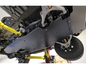 Rock Hard 4x4 Aluminum Complete Bellypan Skid Plate System with Factory Fuel Skid Bumper Ford Bronco 2DR 2021+