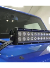 Rockhard 4x4 20" LED Light Bar Hood Mount Jeep Wrangler JK 2/4-Door 2007-2018                                     - RH-6051 - Image 6