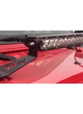 Rockhard 4x4 20" LED Light Bar Hood Mount Jeep Wrangler JK 2/4-Door 2007-2018                                     - RH-6051 - Image 7