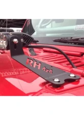Rockhard 4x4 20" LED Light Bar Hood Mount Jeep Wrangler JK 2/4-Door 2007-2018                                     - RH-6051 - Image 8