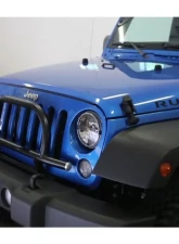 Rockhard 4x4 Factory Front Bumper Light Mount w/ Grille Guard Jeep Wrangler 2/4-Door 2007-2018                                     - RH-6061 - Image 2