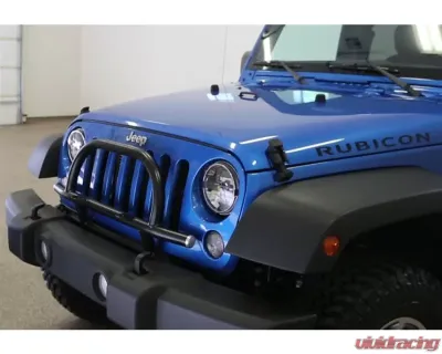 Rockhard 4x4 Factory Front Bumper Light Mount w/ Grille Guard Jeep Wrangler 2/4-Door 2007-2018 - RH-6061