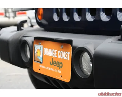 Rock Hard 4x4 LPLM License Plate Light Mount Fits Individual or 10" LED Bars - RH-6066