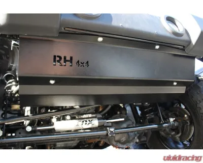 Rock Hard 4x4 Front Bumper Skid Plate for Plastic X/Sport/Sahara/Rubicon Jeep Wrangler JK 2007-2018 - RH-6070