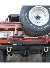 Rock Hard 4x4 Patriot Series Rear Bumper with Tire Carrier for Ford Bronco 1966-1977                                     - RH-6101 - Image 2