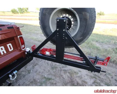 Rock Hard 4x4 Patriot Series Rear Bumper with Tire Carrier for Ford Bronco 1966-1977 - RH-6101