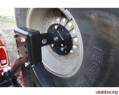 Rock Hard 4x4 Patriot Series Rear Bumper with Tire Carrier for Ford Bronco 1966-1977 - RH-6101