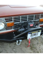 Rock Hard 4x4 Shorty Winch Guard with Light Mounting Tabs for RH-6200 Front Bumper Ford Bronco 1977-1986                                     - RH-6201 - Image 3
