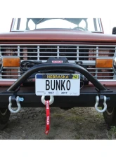 Rock Hard 4x4 Shorty Winch Guard with Light Mounting Tabs for RH-6200 Front Bumper Ford Bronco 1977-1986                                     - RH-6201 - Image 2