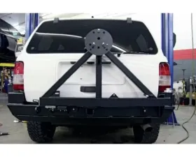 Rockhard 4x4 Patriot Series Rear Bumper w/ Tire Carrier Jeep Grand Cherokee ZJ 1993-1998
