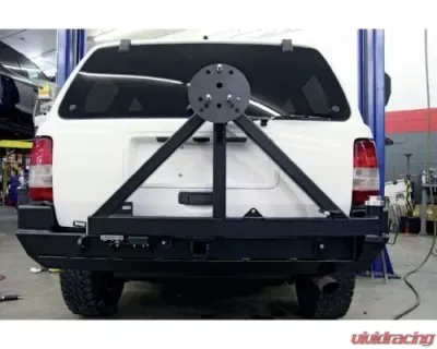 Rockhard 4x4 Patriot Series Rear Bumper w/ Tire Carrier Jeep Grand Cherokee ZJ 1993-1998 - RH-7000