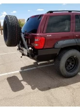 Rockhard 4x4 Patriot Series Rear Bumper w/ Tire Carrier Jeep Grand Cherokee WJ 1998-2004                                     - RH-7050 - Image 5