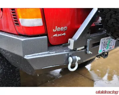 Rockhard 4x4 Patriot Series Rear Bumper w/ Tire Carrier Jeep Grand Cherokee WJ 1998-2004 - RH-7050