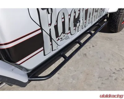 Rock Hard 4x4 Patriot Series Tube Slider Rocker Guards Angled Down for Jeep Gladiator JT 2020+ - RH-80106