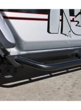Rock Hard 4x4 Patriot Series Tube Slider Rocker Guards Angled Down for Jeep Gladiator JT 2020+                                     - RH-80106 - Image 11