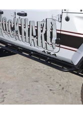 Rock Hard 4x4 Patriot Series Tube Slider Rocker Guards Angled Down for Jeep Gladiator JT 2020+                                     - RH-80106 - Image 8