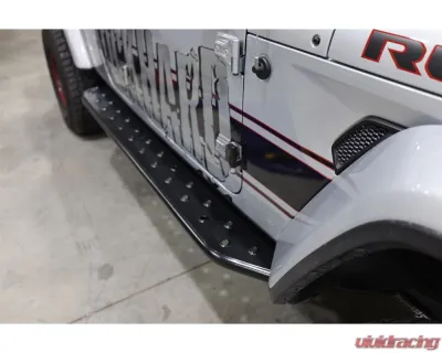 Rock Hard 4x4 RHX Series Tube Slider Rocker Guards Flat Step for Jeep Gladiator JT 2020+ - RH-80124