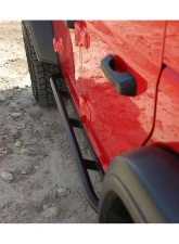 Rock Hard 4x4 Patriot Series Tube Slider Rocker Guards Angled Up for Jeep Wrangler JL 4DR 2018+                                     - RH-90104 - Image 12
