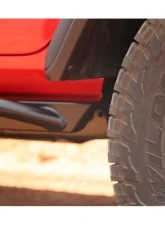 Rock Hard 4x4 Patriot Series Tube Slider Rocker Guards Angled Up for Jeep Wrangler JL 4DR 2018+                                     - RH-90104 - Image 3