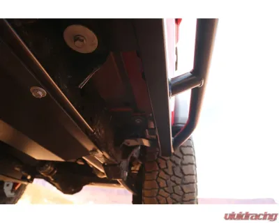 Rock Hard 4x4 Patriot Series Tube Slider Rocker Guards Angled Up for Jeep Wrangler JL 4DR 2018+ - RH-90104