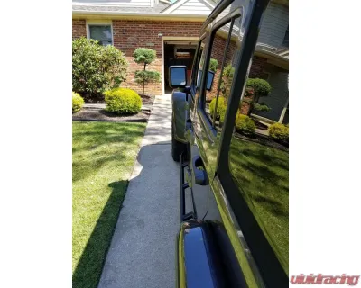 Rock Hard 4x4 Patriot Series Tube Slider Rocker Guards Angled Down for Jeep Wrangler JL 4DR 2018+ - RH-90106