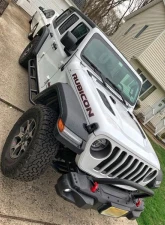 Rock Hard 4x4 Patriot Series Tube Slider Rocker Guards Angled Down for Jeep Wrangler JL 4DR 2018+                                     - RH-90106 - Image 6