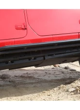 Rock Hard 4x4 RHX Series Tube Slider Rocker Guards with Flat Step for Jeep Wrangler JK 2DR 2007-2018                                     - RH-6022 - Image 12