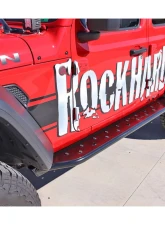 Rock Hard 4x4 RHX Series Tube Slider Rocker Guards with Flat Step for Jeep Wrangler JK 2DR 2007-2018                                     - RH-6022 - Image 2