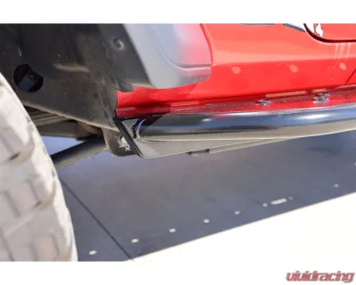 Rock Hard 4x4 RHX Series Tube Slider Rocker Guards with Flat Step for Jeep Wrangler JK 2DR 2007-2018 - RH-6022