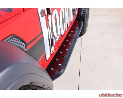 Rock Hard 4x4 RHX Series Tube Slider Rocker Guards with Flat Step for Jeep Wrangler JK 2DR 2007-2018 - RH-6022
