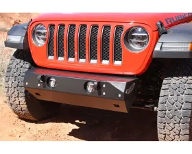 Rock Hard 4x4 Aluminum Patriot Series Grille Width Front Bumper for Jeep Wrangler JL | Gladiator JT 2018+